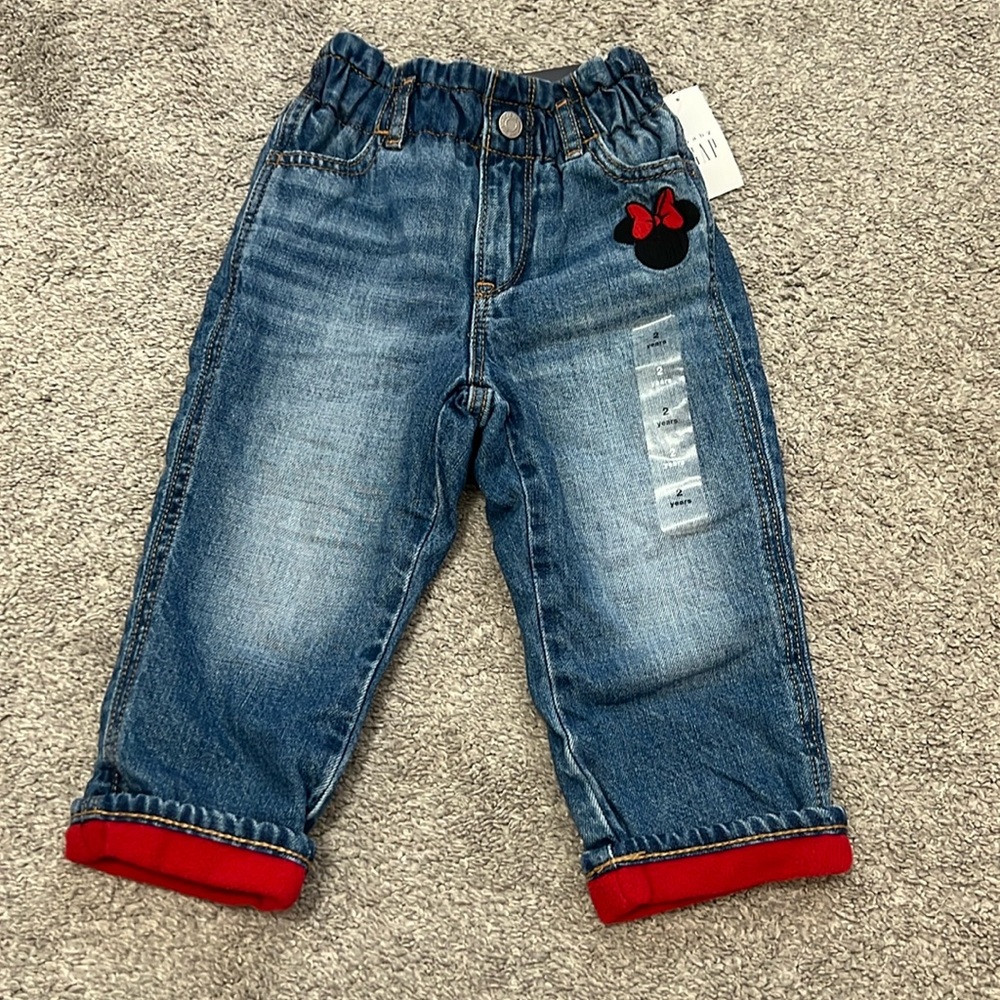 Baby GAP Disney Minnie jeans